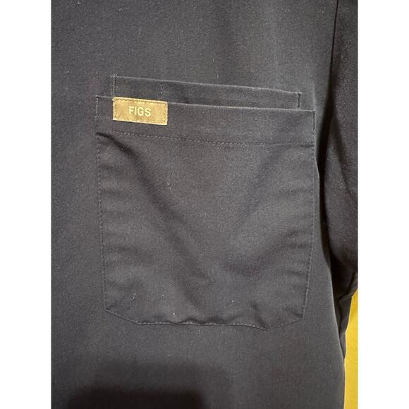 Figs Technical Collection Men's Short Sleeve Navy Blue Medical Scrub Top Sz M - Picture 4 of 12